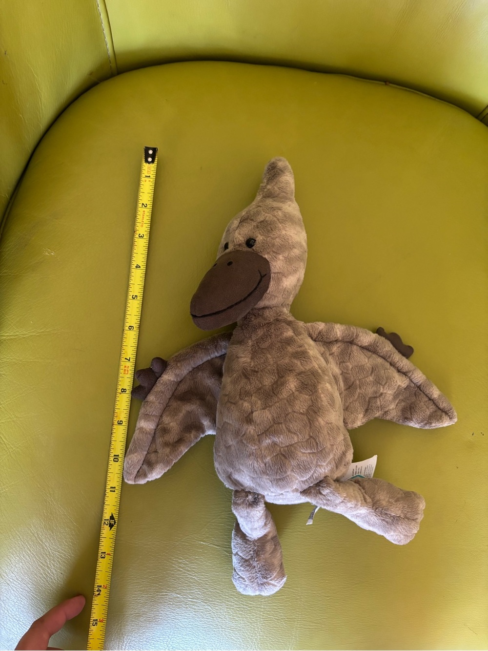 Jellycat Terry Pterodactyl PT3T Retired NWT Rare Dinosaur Plush - Picture 7 of 7